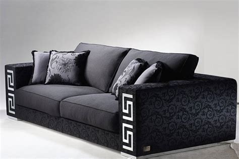 black versace sofa|versace style home decor.